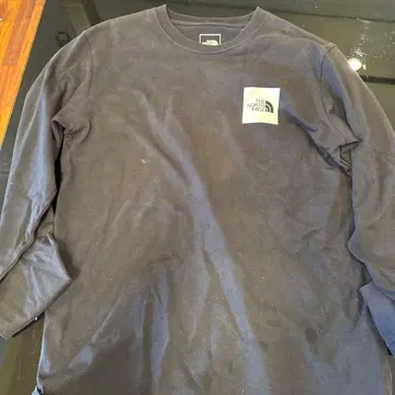 THE NORTH FACE 블랙 긴팔 티셔츠 L