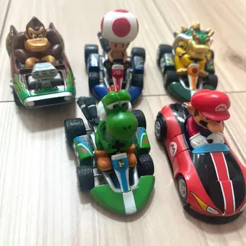마리오 카트 피규어 5대 세트