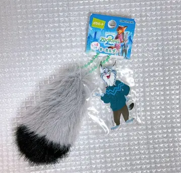 디즈니 주토피아2 파우버트 꼬리 포함 키링 스트랩