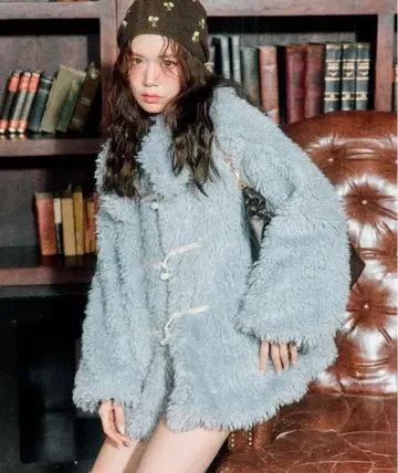 [ 후타바 콜라보 기획 ] 퍼 블루종 블루