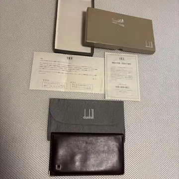 dunhill 다크 브라운 장지갑