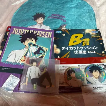 주술회전 세가 럭키 쿠지 후시구로 메구미 다이컷 쿠션 아크릴 스탠드