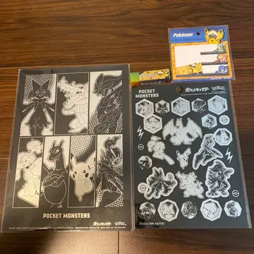 포켓몬 문구 4세트 쇼와노트 애니메이션 포켓몬스터