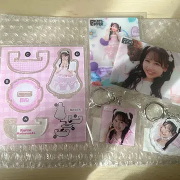 마츠모토 카렌 아크릴 스탠드 클리어 카드 키링