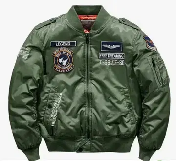 올리브 그린 밀리터리 자켓