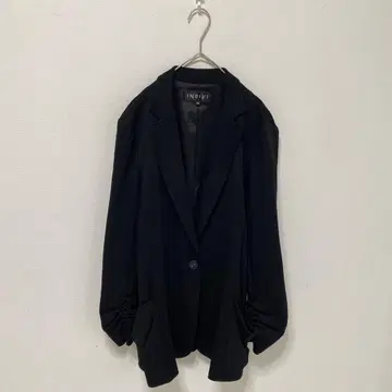 [INDIVI] 테일러드 자켓 개더 슬리브 루즈핏