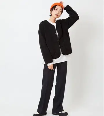 니트 모자 블랙