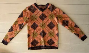 Towncraft M 아가일 모헤어 스웨터