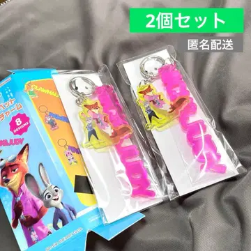 [익명] 주토피아 알파벳 아크릴 참 닉 주디