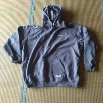 SILAS 그레이 후드 부착 후드티 XL