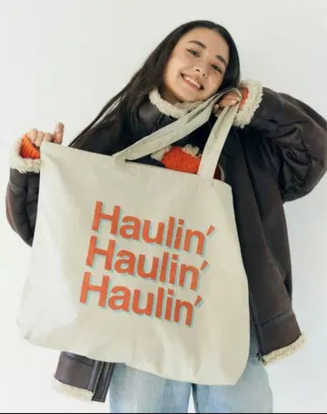 새상품 Ungrid 빅 토트백 Haulin' 프린트 언그리드