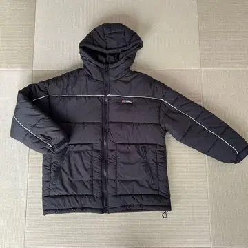 엑스걸 BICOLOR PUFFER JACKET S 사이즈