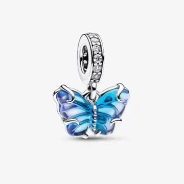 Pandora 버터플라이 나비 실버 참
