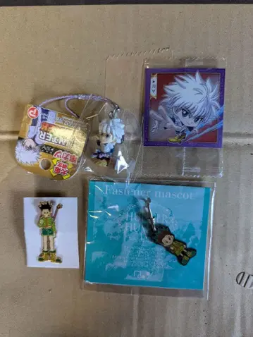 헌터헌터 핀즈 키링 스티커 레트로 굿즈