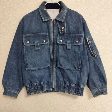 ORIGINAL Nuovo TRADE MARK 두꺼운 원단 데님 자켓