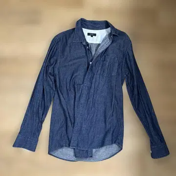 [ 새상품급 ] BROWNY VINTAGE 다크 블루 데님 셔츠 L