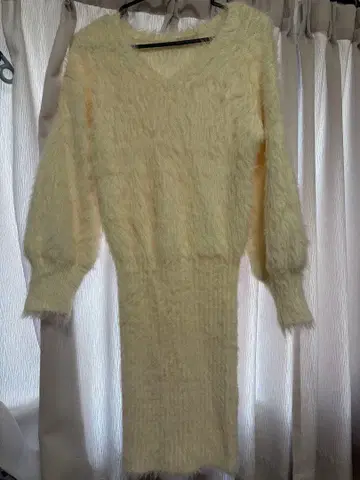 RESEXXY 샤기 니트 원피스