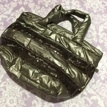 ROOTOTE 루트토트 다운 핸드백 브론즈 골드