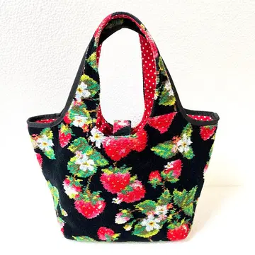 FEILER 페이러 스트로베리 필드 토트백 이치고 패턴