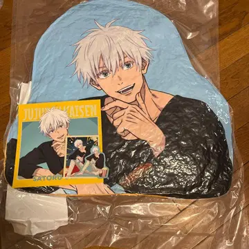 주술회전 세가 럭키 쿠지 E상 다이컷 쿠션 고죠 사토루 스티커