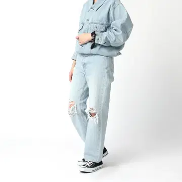 새상품 J.B. ATTIRE PARIS 데미지 가공 데님 팬츠 2