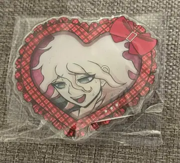 단간론파 코마에다 나기토 하트형 아크릴 배지