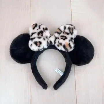 디즈니랜드 머리띠 미니 표범 무늬 레오파드 무늬