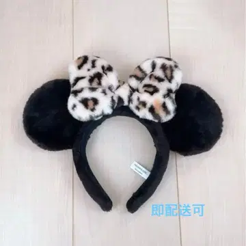 디즈니랜드 머리띠 미니 표범 무늬 레오파드 무늬