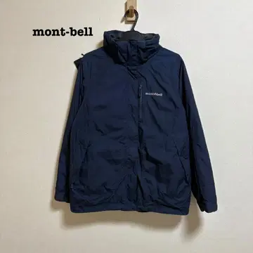 몽벨 애스펀 후드티 M 사이즈 다운 자켓 네이비