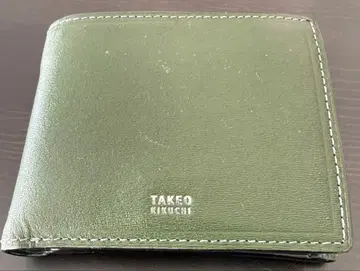 TAKEO KIKUCHI 접이식 지갑 그린