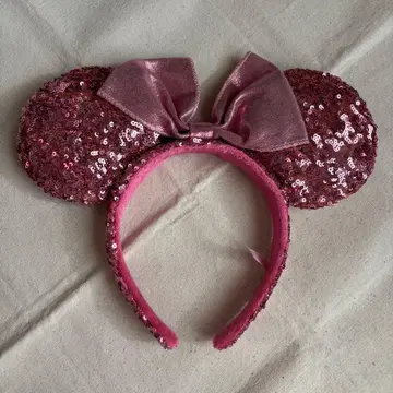 디즈니 미니 머리띠 핑크