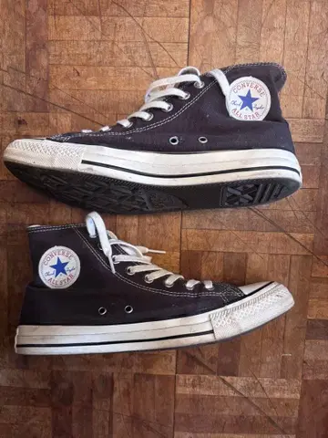 컨버스 올스타 다크 브라운 하이컷 27cm