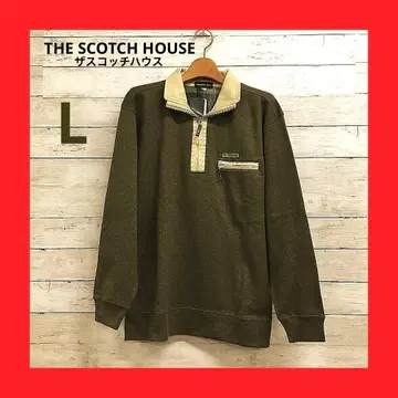 새상품 더 스카치 하우스 긴팔 니트 하프 지퍼 남성용 L