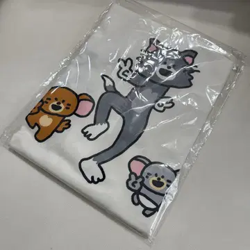 톰과 제리 happy 복권 B상 타지마베어 콜라보 셔츠