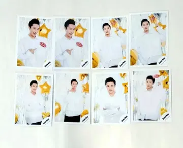 이와모토 테루 공식 사진 8장 세트 snowman 크리스마스