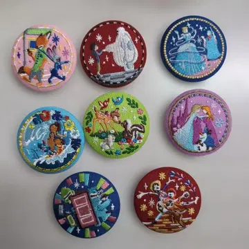 디즈니 자수 캔뱃지 주토피아 베이맥스