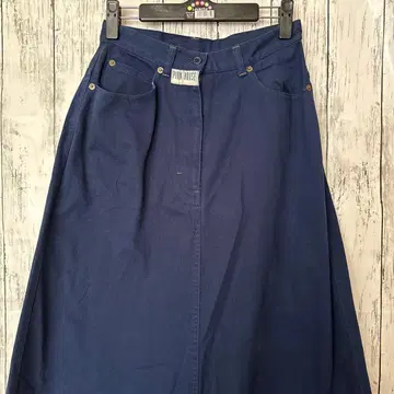 PINK HOUSE 네이비 데님 롱 스커트 L 사이즈