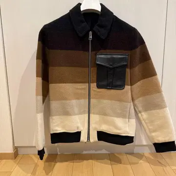 J.W. ANDERSON 브라운 스트라이프 자켓