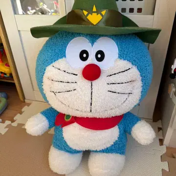 도라에몽 봉제 인형 모자 포함 약 30cm