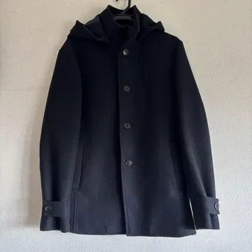 COMME CA ISM 블랙 더플 코트 M 사이즈