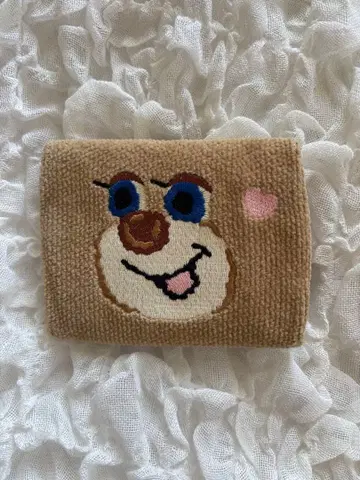 페이러 도업 테디걸 티슈 파우치