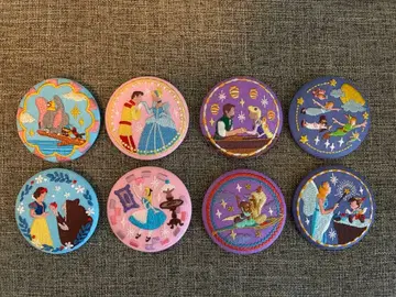 디즈니 프린세스 핀 배지 8개 세트