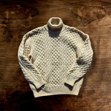 [ 레어 ] 80s [ SAINT JAMES ] 케이블 니트 오버 사이즈