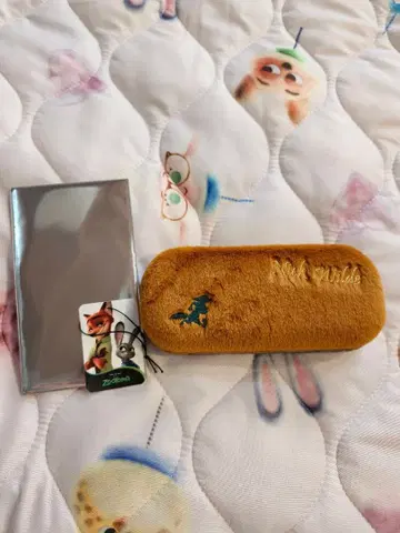 JINS 주토피아 콜라보 안경 케이스 안경닦이 세트