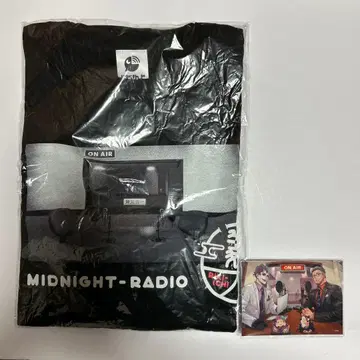미개봉 MIDNIGHT-RADIO 티셔츠 특전 카드 포함