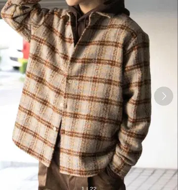 SENSE OF PLACE 체크 무늬 원단 M