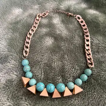 A-176) 터콰이즈 목걸이