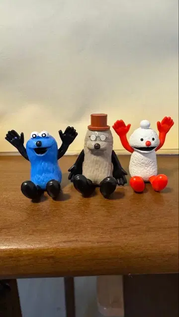 퍼펫 순순 목욕탕 공 피규어 마스코트 3종 세트