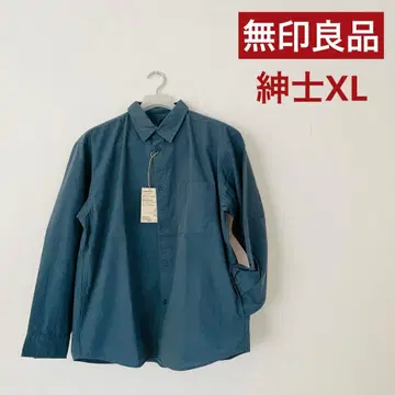 무인양품 [ 신사 워싱 브로드 오버 셔츠 ]