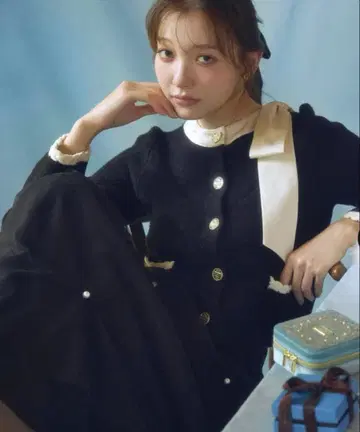 Rirandture MARIEBELLE Ribbon Knit Jacket